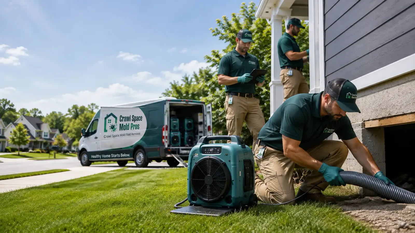 Crawl Space Mold Removal in Kaysville, UT